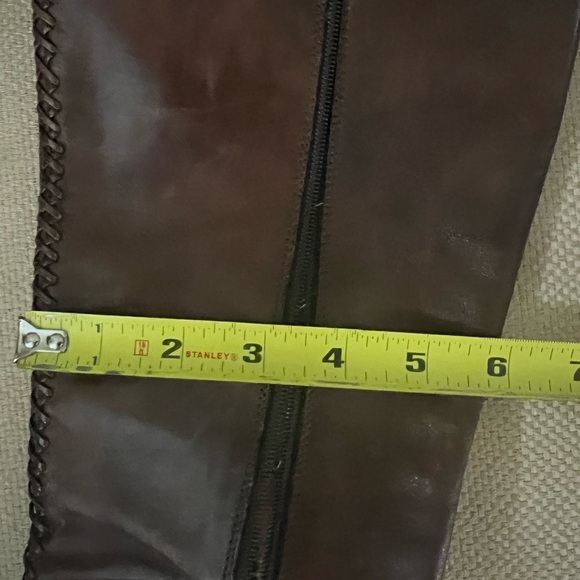 Franco Martini Brown Heeled Boots Classic Leather - Picture 11 of 14